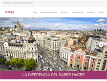Tablet Screenshot of mengoconsultores.com